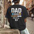 Dad 2026 Loading Expecting New Baby Announcement Men Men's Back Print T-Shirt