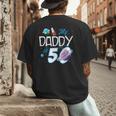 My Dad Is 50 Years Daddy Father 50th Years Birthday Men's Back Print T-Shirt