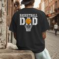 Dad Basketball Apparel Basketball Dad Men's Back Print T-Shirt