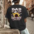 Dad Of The Birthday Bowler Kid Bowling Party Men's Back Print T-Shirt