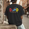 Dad Of The Birthday Boy Choo Choo Train Family Matching Men's Back Print T-Shirt