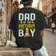 Dad Of The Birthday Boy Construction Worker Bday Men's Back Print T-Shirt