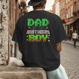 Dad Of The Birthday Boy Family Gaming Pixel Birthday Party Men's Back Print T-Shirt