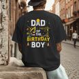 Dad Of The Birthday Boy Matching Construction Crew B-Day Men's Back Print T-Shirt