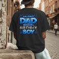Dad Of The Birthday Boy Matching Family Father Men's Back Print T-Shirt