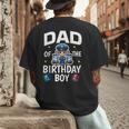 Dad Of The Birthday Boy Police Car Policeman Police Officer Men's Back Print T-Shirt Dad Of The Birthday Boy Police Car Policeman Police Officer Men's Back Print T-Shirt