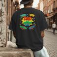 Dad Of The Birthday Boy Shirt Father Superhero Comic Party Men's Back Print T-Shirt Dad Of The Birthday Boy Shirt Father Superhero Comic Party Men's Back Print T-Shirt