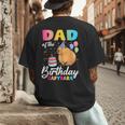 Dad Of The Birthday Capybara Girl Bday Party Family Men's Back Print T-Shirt