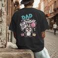Dad Of The Birthday Girl Pesto Baby Penguin Party Men's Back Print T-Shirt