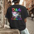 Dad Of The Birthday Girl Skater Roller Skate Family Party Men's Back Print T-Shirt