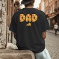 Dad Daddy Matching Birthday Squad Crew Pizza Family Men's Back Print T-Shirt