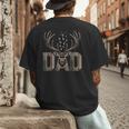 Dad Deer Hunting Camo Father Hunters Buck Camouflage Nature Men's Back Print T-Shirt
