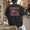 My Dad Is A Firefighter Men's Back Print T-Shirt