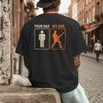 Your Dad My Dad Guitar Guitarist Rock Father's Day Men's Back Print T-Shirt Your Dad My Dad Guitar Guitarist Rock Father's Day Men's Back Print T-Shirt
