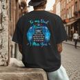 To My Dad In Heaven I Miss You Men's Back Print T-Shirt To My Dad In Heaven I Miss You Men's Back Print T-Shirt