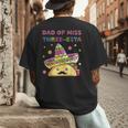 Dad Of Miss Three-Esta Mexican Fiesta 3rd Birthday Outfit Men's Back Print T-Shirt