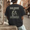 Dad Mode Activated Tactical Baby Carrier Military Father Men's Back Print T-Shirt
