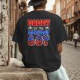 Dad And Mom Mommy Birthday Boy Spider Family Matching Men's Back Print T-Shirt Dad And Mom Mommy Birthday Boy Spider Family Matching Men's Back Print T-Shirt
