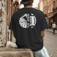 Dad Of Both Proud Football And Cheer Dad Men's Back Print T-Shirt Dad Of Both Proud Football And Cheer Dad Men's Back Print T-Shirt