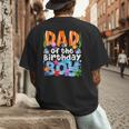 Dad Under Sea Birthday Party Boys Ocean Sea Animals Themed Men's Back Print T-Shirt