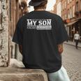 Dad Shirt From Son Men Fathers Day Dad Men's Back Print T-Shirt
