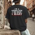 Dad Shirts From Daughter I Do What My Daughter Wants Men's Back Print T-Shirt