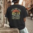 Dad And Son The Legend And The Legacy Dad Men's Back Print T-Shirt