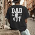 Dad Sons First Hero Daughter Love For Father's Day Men's Back Print T-Shirt