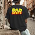 Dad Story Men's Back Print T-Shirt