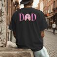 Dad Of The Sweet One Birthday Donut Girl 1st Birthday Men's Back Print T-Shirt Dad Of The Sweet One Birthday Donut Girl 1st Birthday Men's Back Print T-Shirt