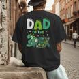 Dad Of The Three Rex Birthday Dinosaur Family Matching Men's Back Print T-Shirt