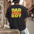 Dad Of The Toy Birthday Boy Story Theme B-Day Men's Back Print T-Shirt