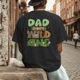 Dad Of The Wild One Birthday Family Matching Party Decor Men's Back Print T-Shirt