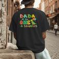 Dada Of The One-A-Saurus 1st Birthday Boy Dinosaur Family Men's Back Print T-Shirt