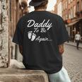 Daddy To Be Again Soon To Be Dad Shirt Men's Back Print T-Shirt