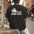 Daddy Bear 3 Cubs Shirt Daddy Bear 3 Kids Tshirt Dad 3 Kids Men's Back Print T-Shirt