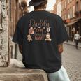 Daddy Can Bearly Wait Bear Gender Neutral Boy Baby Shower Men's Back Print T-Shirt