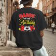 Daddy Of The Birthday Boy Matching Dad Son Family Birthday Men's Back Print T-Shirt