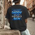 Daddy Of The Birthday Boy Matching Family Father Men's Back Print T-Shirt Daddy Of The Birthday Boy Matching Family Father Men's Back Print T-Shirt