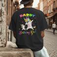 Daddy Of The Birthday Girl Dabbing Unicorn Princess And Dad Men's Back Print T-Shirt Daddy Of The Birthday Girl Dabbing Unicorn Princess And Dad Men's Back Print T-Shirt