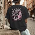 Daddy Of The Birthday Girl Doll Birthday Kid Family Matching Men's Back Print T-Shirt