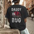 Daddy Bug Ladybug Lover Cute Dad Small Men's Back Print T-Shirt