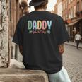 Daddy Saurus Dad Dinosaur Three Rex Birthday Boy Girl Family Men's Back Print T-Shirt Daddy Saurus Dad Dinosaur Three Rex Birthday Boy Girl Family Men's Back Print T-Shirt