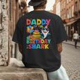 Daddy Of The Shark Birthday Dad Matching Family Men's Back Print T-Shirt