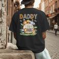 Daddy Of The Wild One 1St Birthday Kids Safari Jungle Men's Back Print T-Shirt