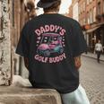 Daddy's Golf Buddy Cute Family Golfer Sport Fan Tee Matching Men's Back Print T-Shirt