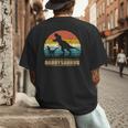 Daddysaurus DadRex Dinosaur Men Men's Back Print T-Shirt