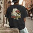 Daddysaurus Shirt T-Rex Dad Dinosaur Men's Back Print T-Shirt