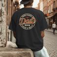 Dad's BBQ Chilling And Grilling Vintage Men's Back Print T-Shirt Dad's BBQ Chilling And Grilling Vintage Men's Back Print T-Shirt