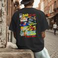 DC Comics Father's Day Justice League Dad Attributes Men's Back Print T-Shirt